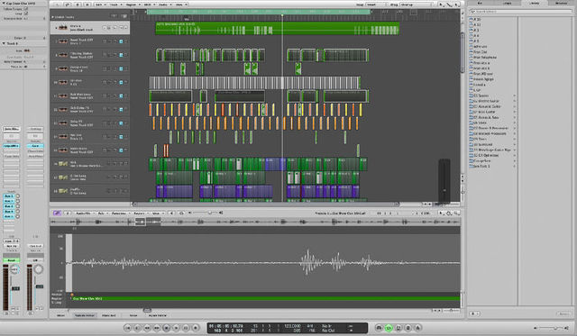 blank Double-click and audio track to edit it